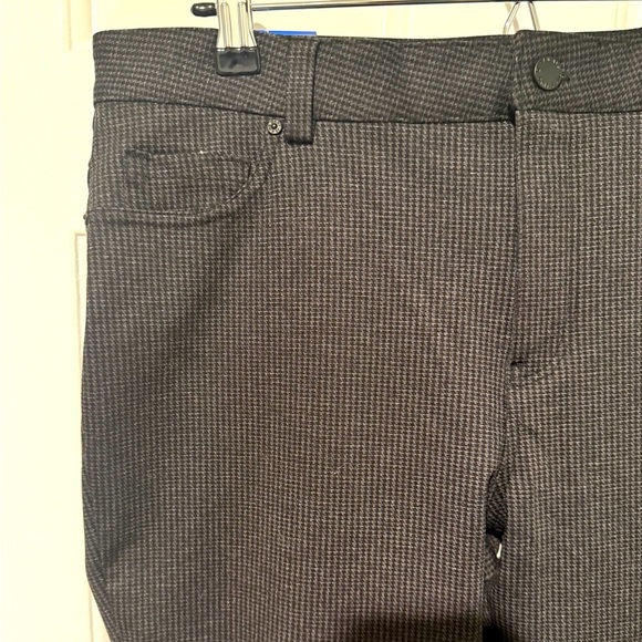DKNY Jeans Black Gray Houndstooth Ponte Pants Sz L
Knit Career Office Dress NWT - Picture 8 of 10